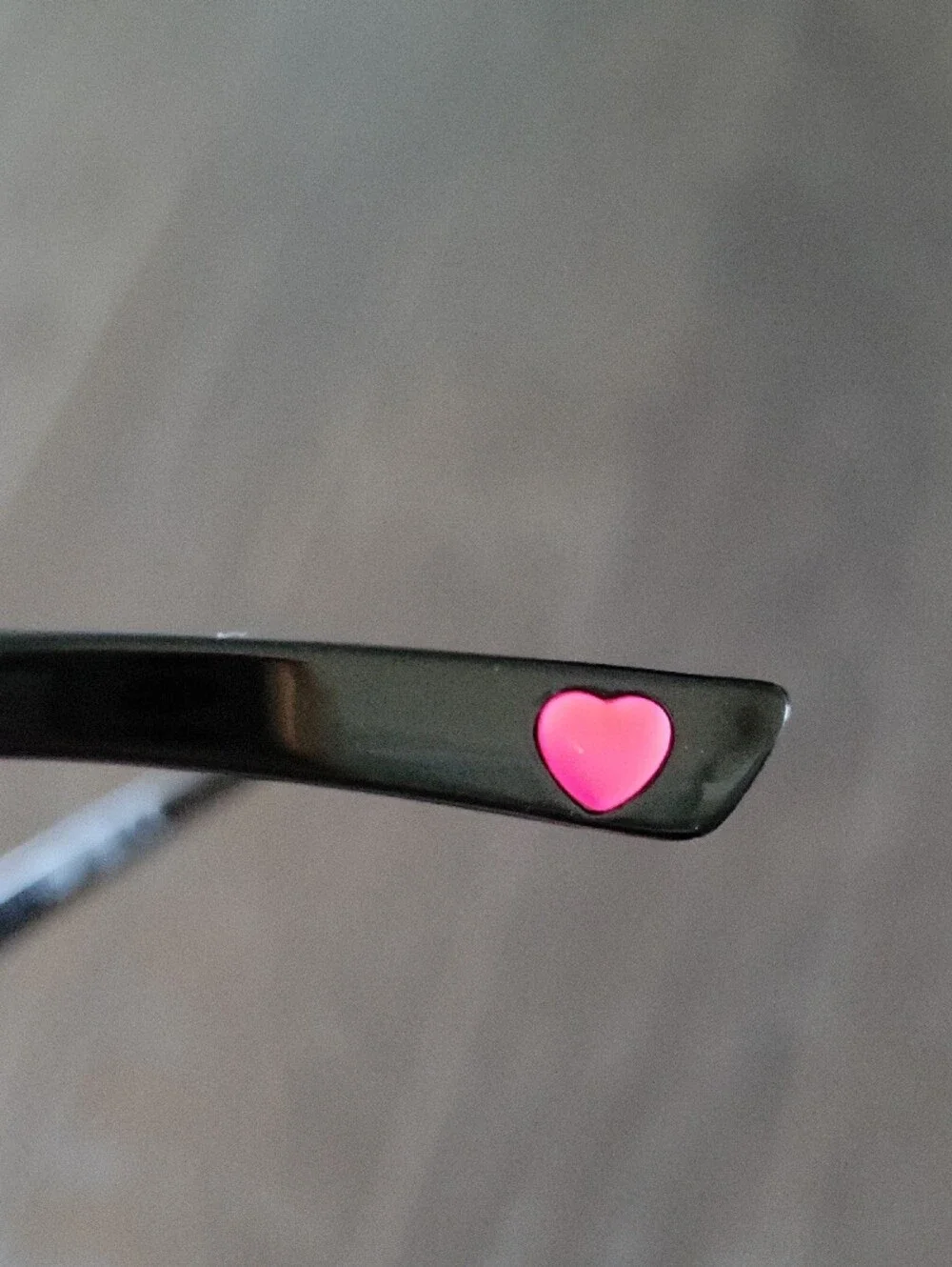 Betsey Johnson Black Heart Sunglasses with Rhinestone Trim